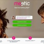 Page d'accueil de Meetic
