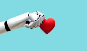Bras de l'IA apporte l'amour