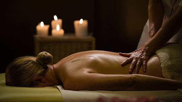 Massage relaxant au Spa
